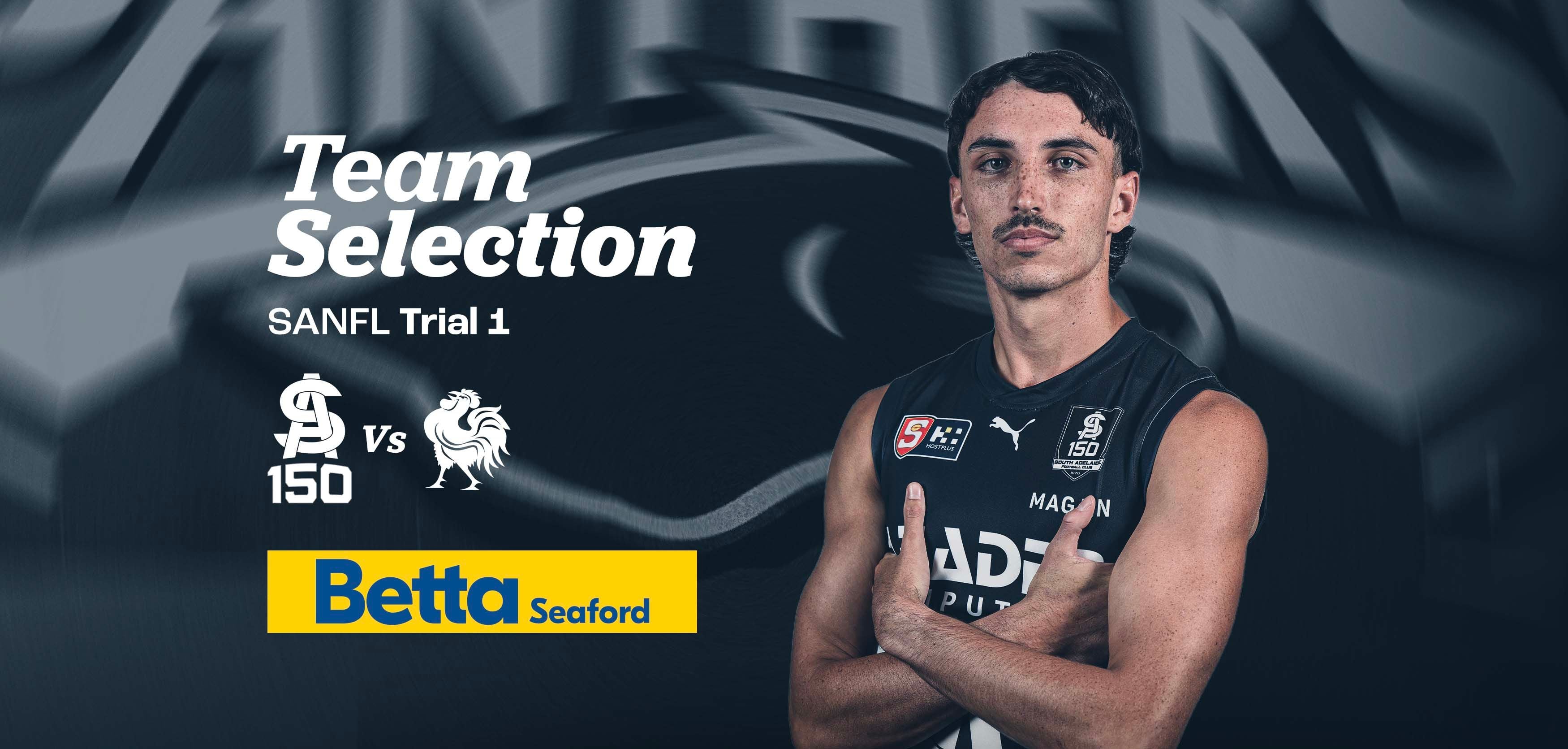 BETTA Team Selection: SANFL Trial 1 v North BETTA Team Selection: SANFL Trial 1 v North